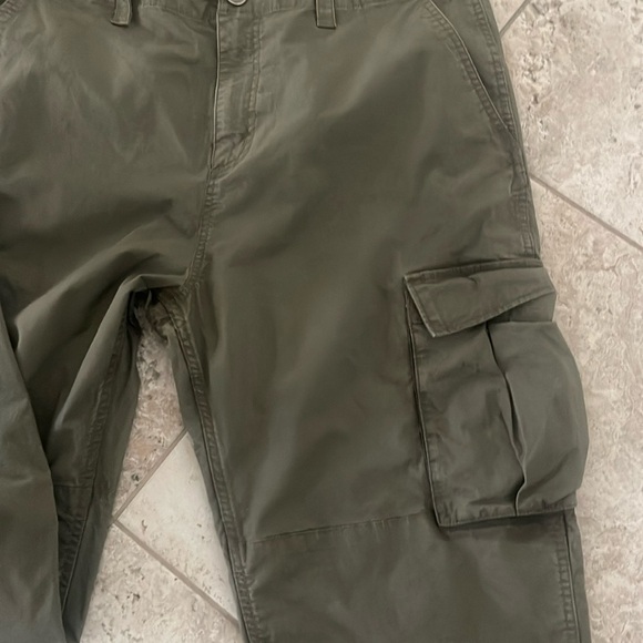 Fox Racing  Men's Utility cargo Flat
Front Chino Pants Size 36 Moto Green Pants - Picture 2 of 15